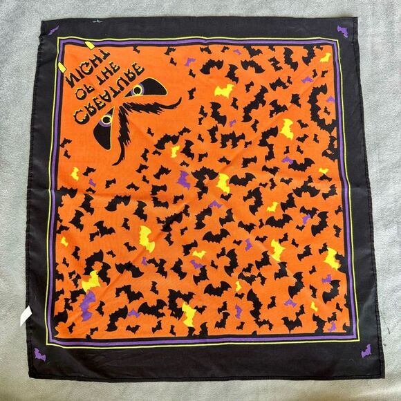 "Creature of the Night" Halloween Dog Bandanna | Pet Costume - Picture 3 of 4